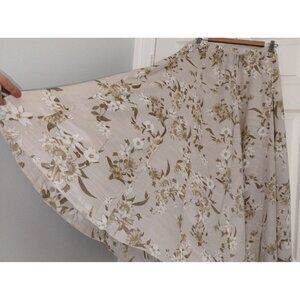 NWT Zac and Rachel "Peyote" Chino Floral Maxi Slub Skirt (XXLarge)